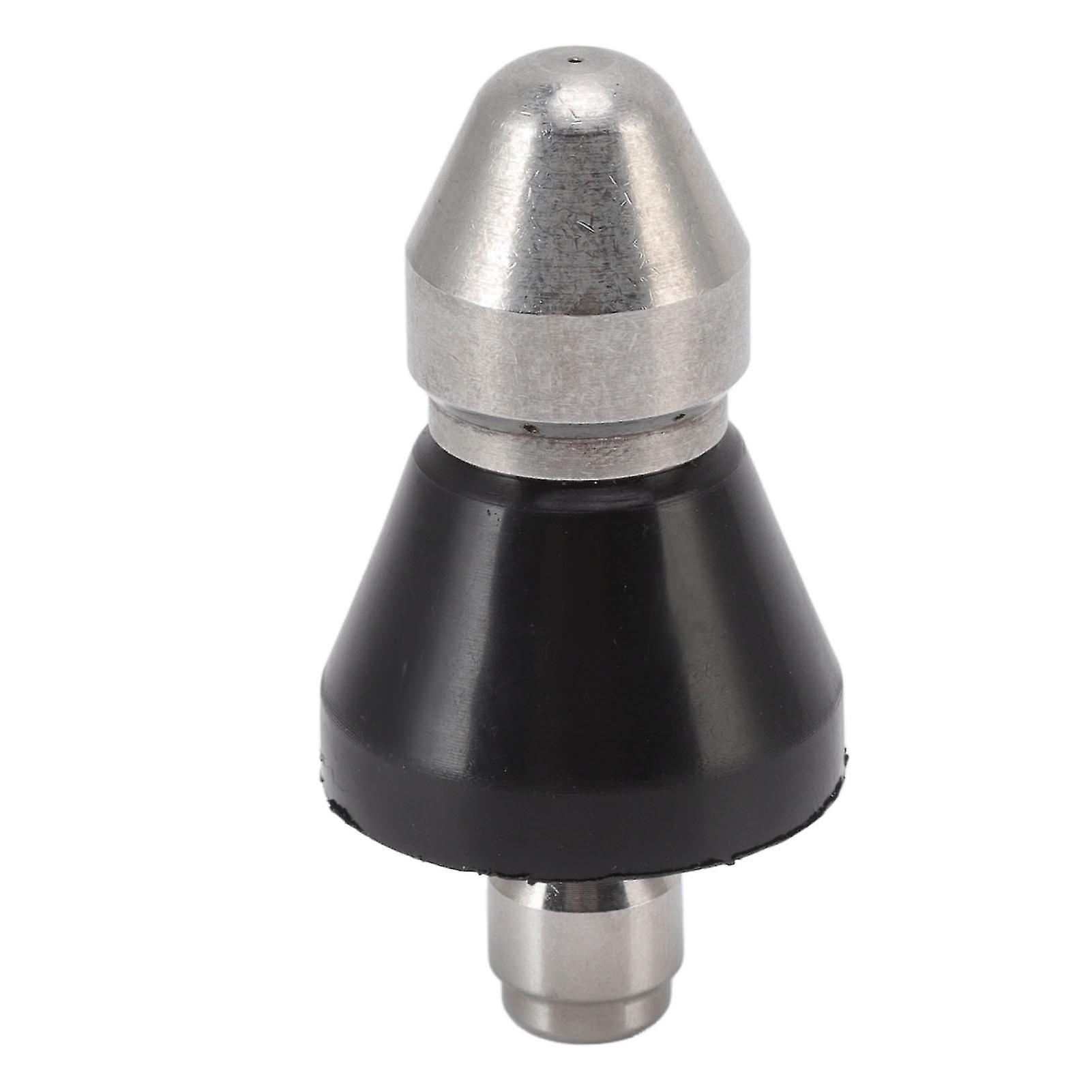 G1/4 Sewer Pipe Cleaning Nozzle Stainless Steel Pressure Drain Cleaning Nozzle for Pipe Unclogger Cleaning Accessories