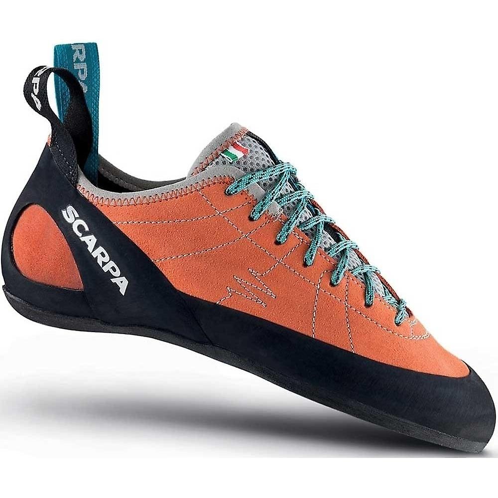 Women's Scarpa Womens Helix Climbing Shoe / Orange/Blue / 38