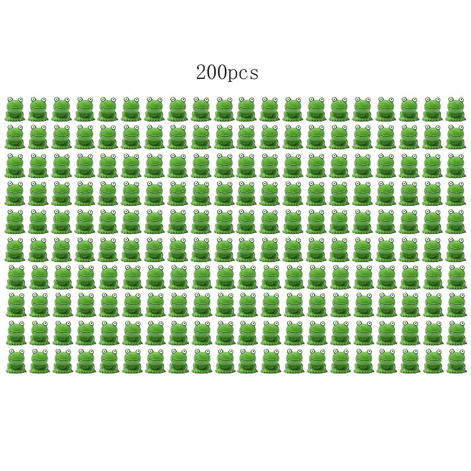 Home Deco 200 Pieces Mini Frog Statue Resin