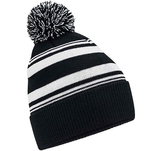 Beechfield Unisex Adult Fan Striped Beanie