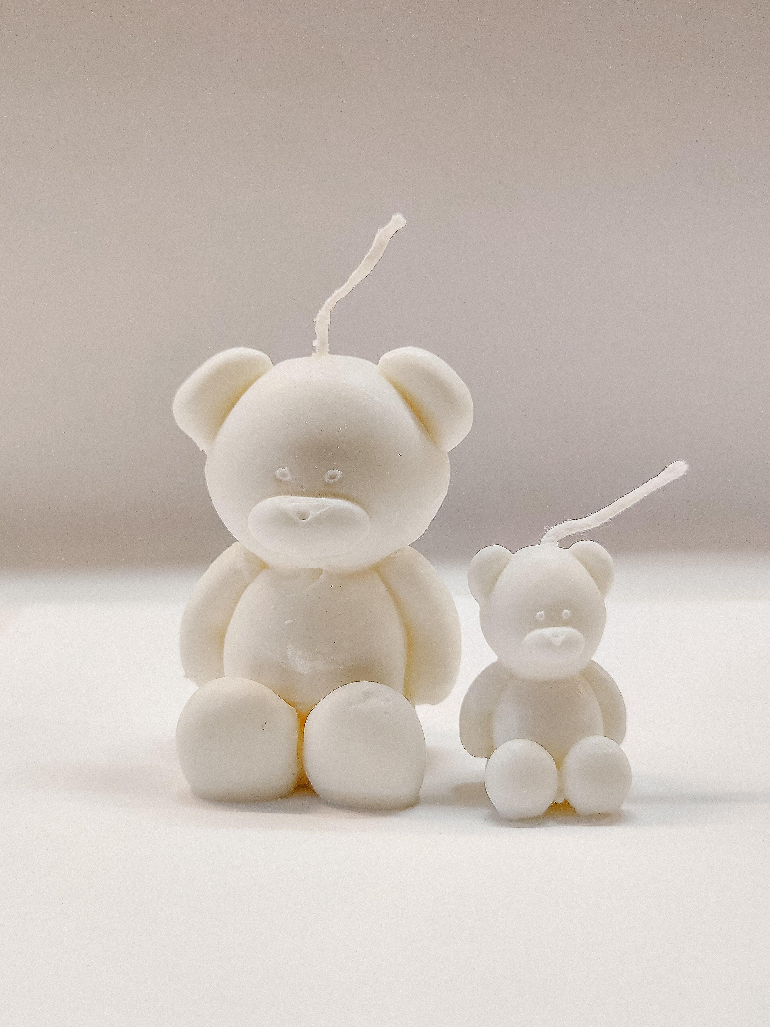 Tiny Ted & Ted Set Teddy Bear Candles