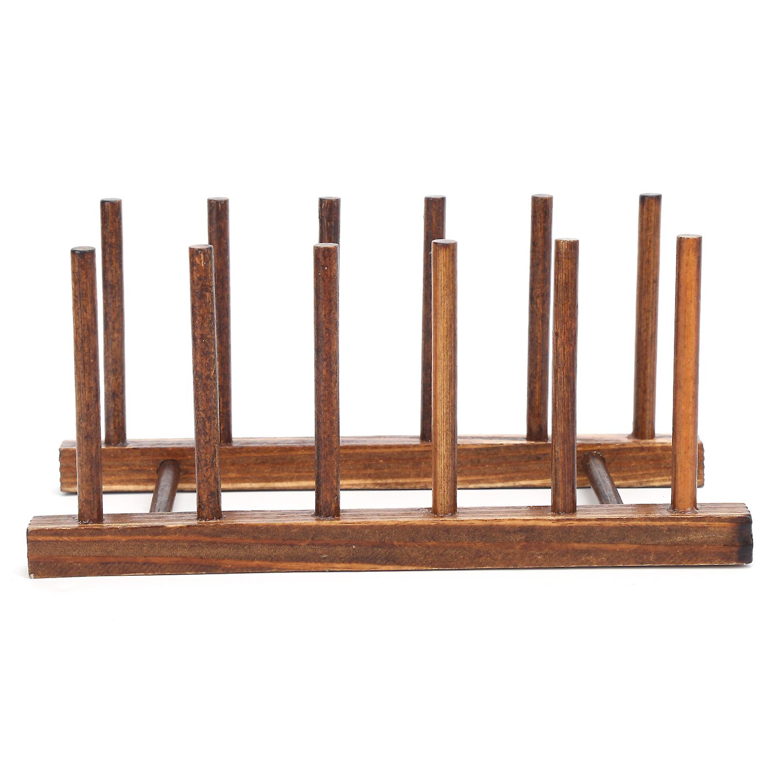 Durable Collapsible 6-Post Dish Drying Rack 23x11.5x10.5cm