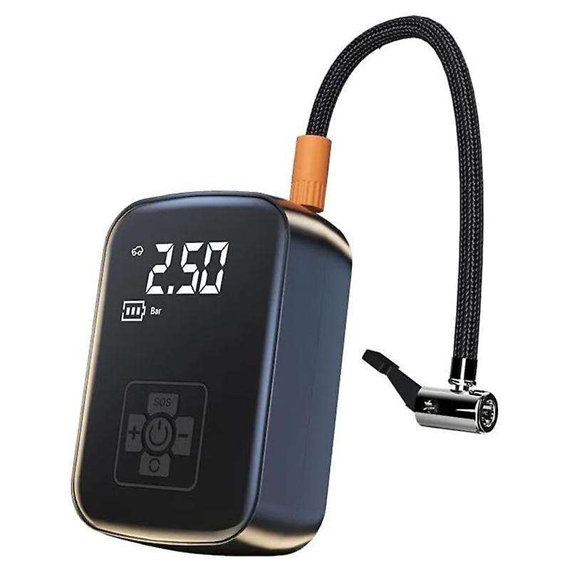 Bil Jump Starter Luftkompressor Trådlös Däckpump Startar Power Bank