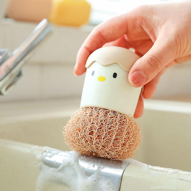 Eggshell brush with two refills