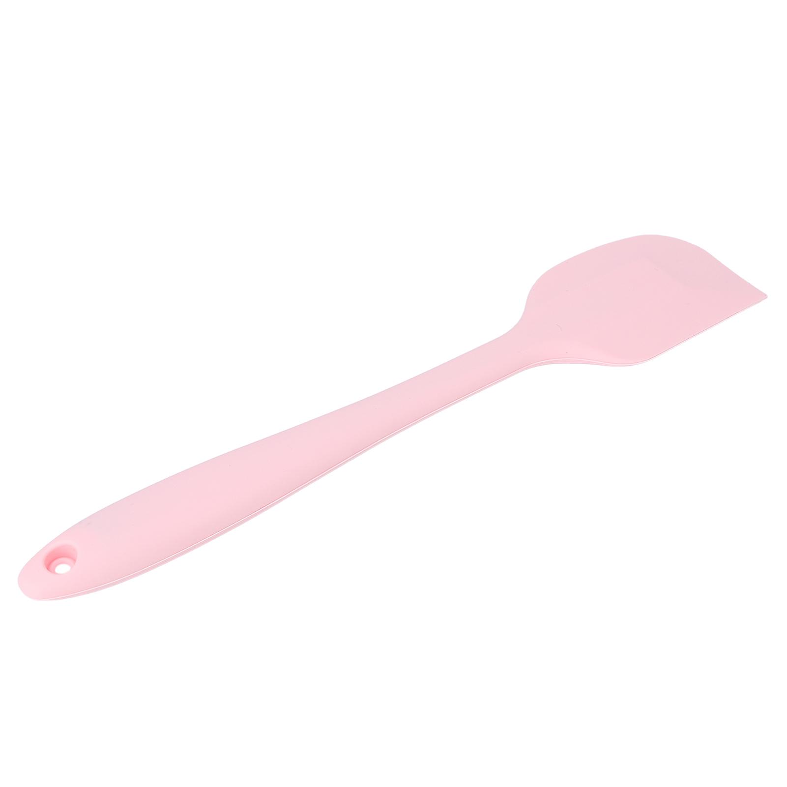 Silicone Spatula Large Pink Heat Resistant Non Stick Scraper