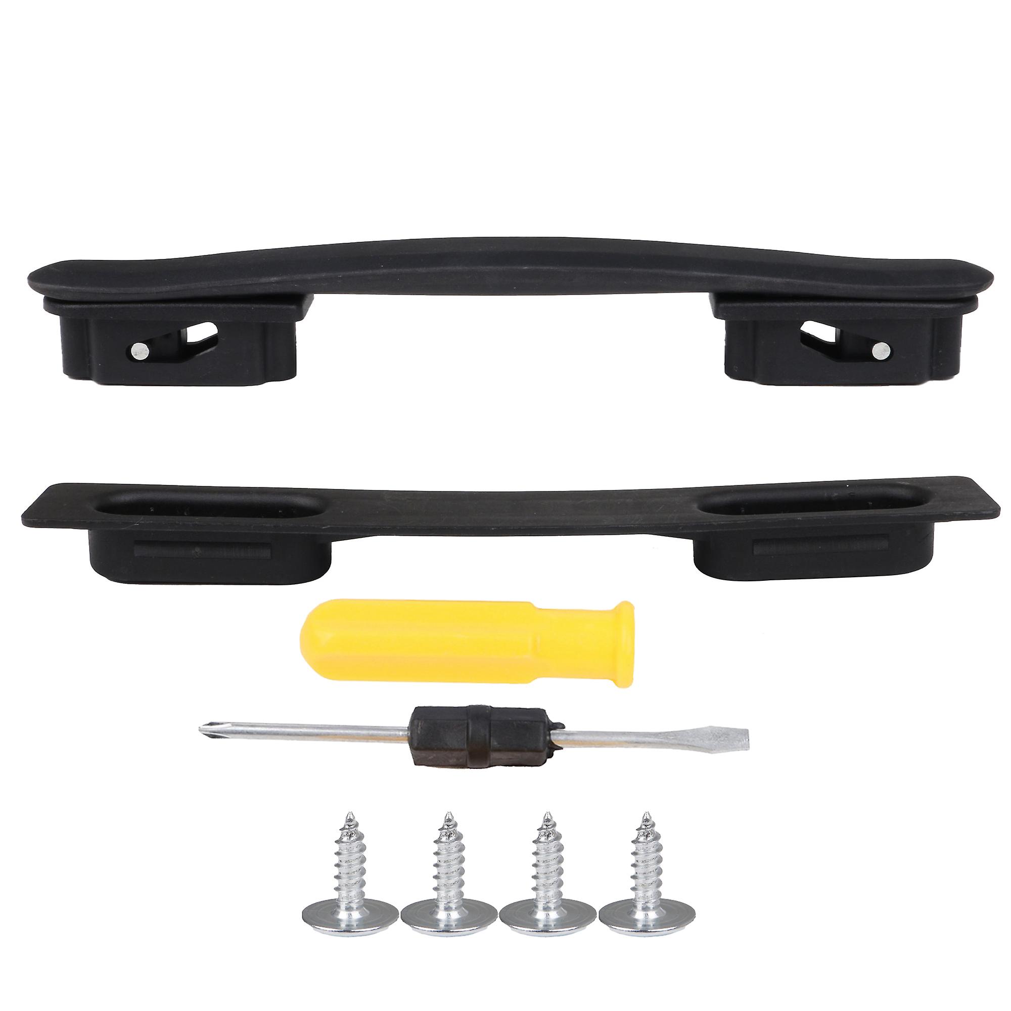 Suitcase Handle Replacement Luggage Holder Black B116 w/ Screw 215mm