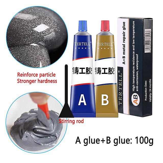 100/70/20g A+B Glue Casting Adhesive Industrial Repair Agent Casting Metal Cast Iron Trachoma Stomatal Crackle Welding Gelling