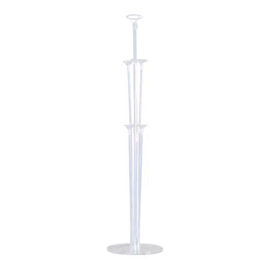 5 Sets Balloon Stand Kit Stable Transparent Simple Installation Balloon Sticks Holder with Base Birthday Baby Shower Party Decorations