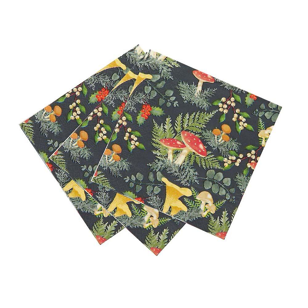 Green Forest Napkins -flatten OUT OF BOX