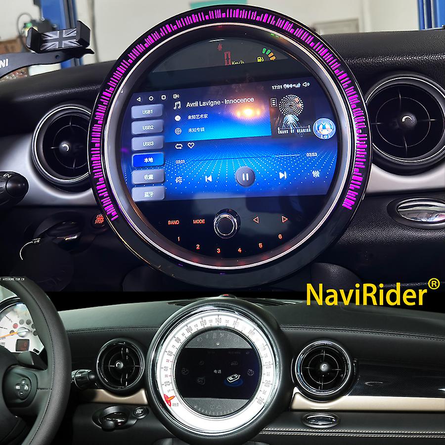 Android 13 Radio Qled For BMW MINI Cooper R56 R60 2007 - 2014 Car Intelligent Systems Navigation GPS Carplay Android Auto 256GB
