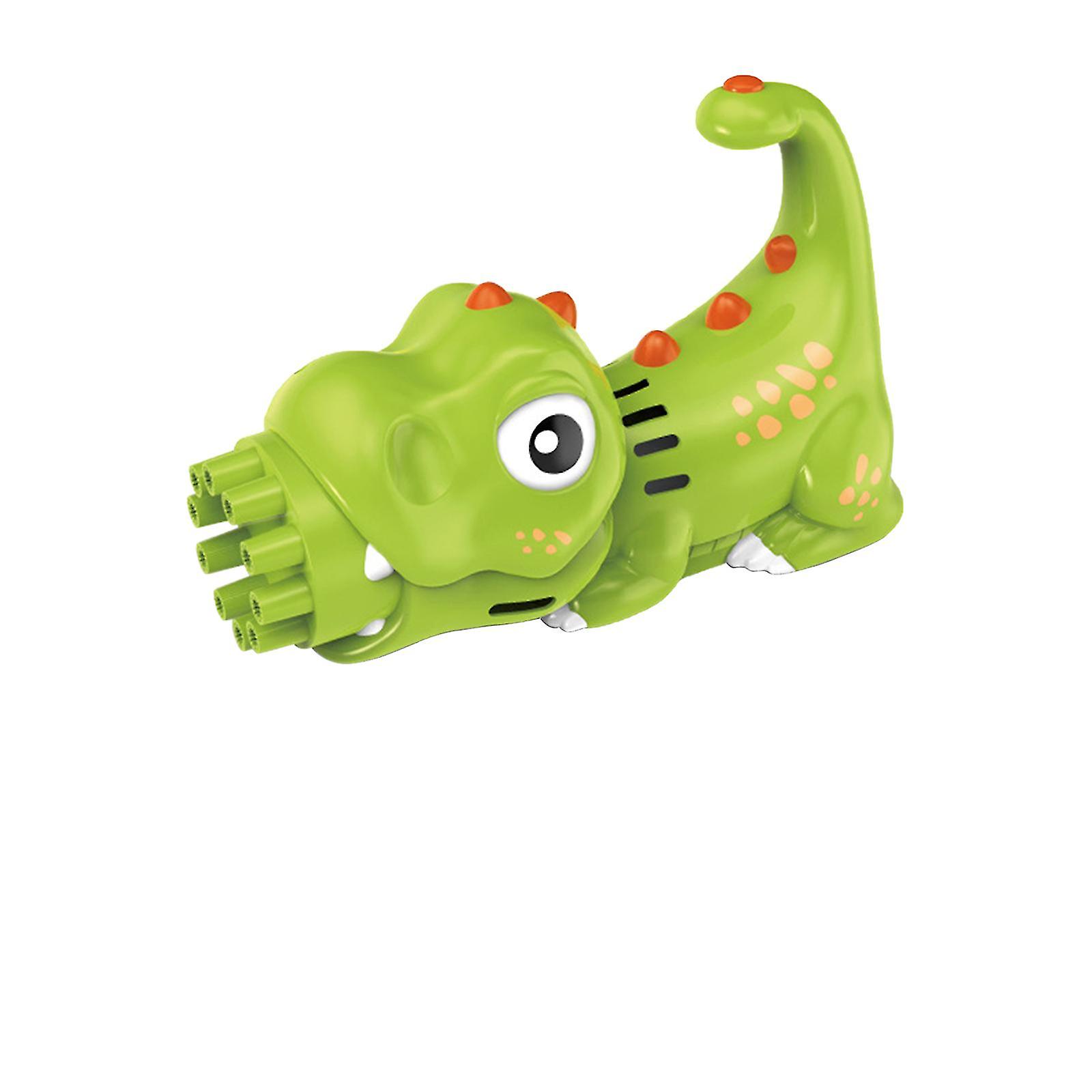 10 Holes Electric Tiger Bubble Machine Automatic Gatling Soap Water Bubble