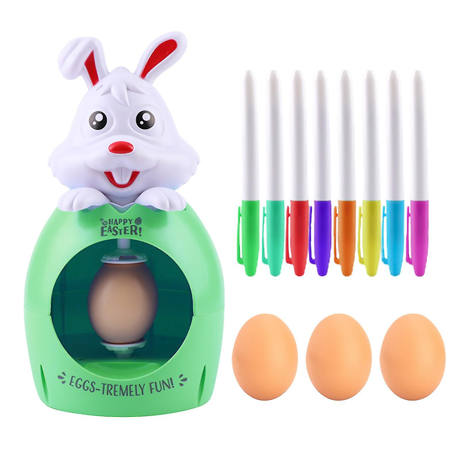 2024 Easter Egg Machine Decorator Kit, DIY Easter Egg Machine with Spinner Kid G