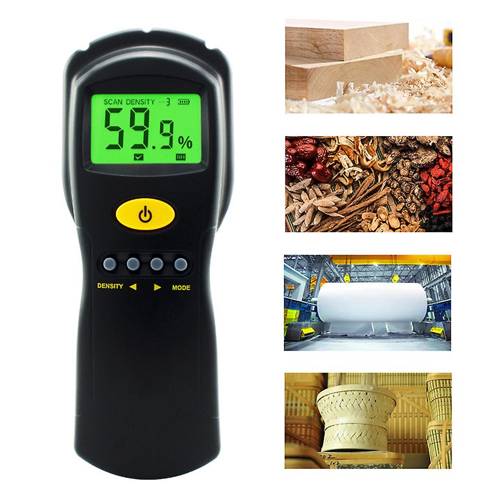 Concrete Wood Moisture Meter Humidity Damp Detector Tester With Digital Display