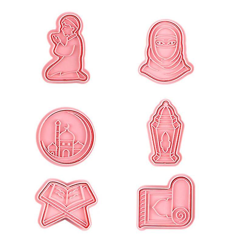 6pcs Ramadan Biscuit Mold