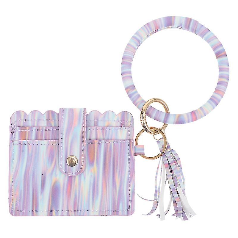 1pcs Wristlet Keychain Card Holder