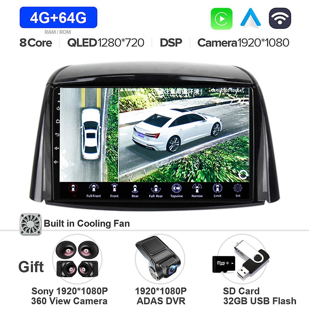 Android 13 Qled Touchscreen For Renault Koleos 2008 - 2016 Stereo Multimedia Autoradio Navigation Radio Player Car Gps Head Unit