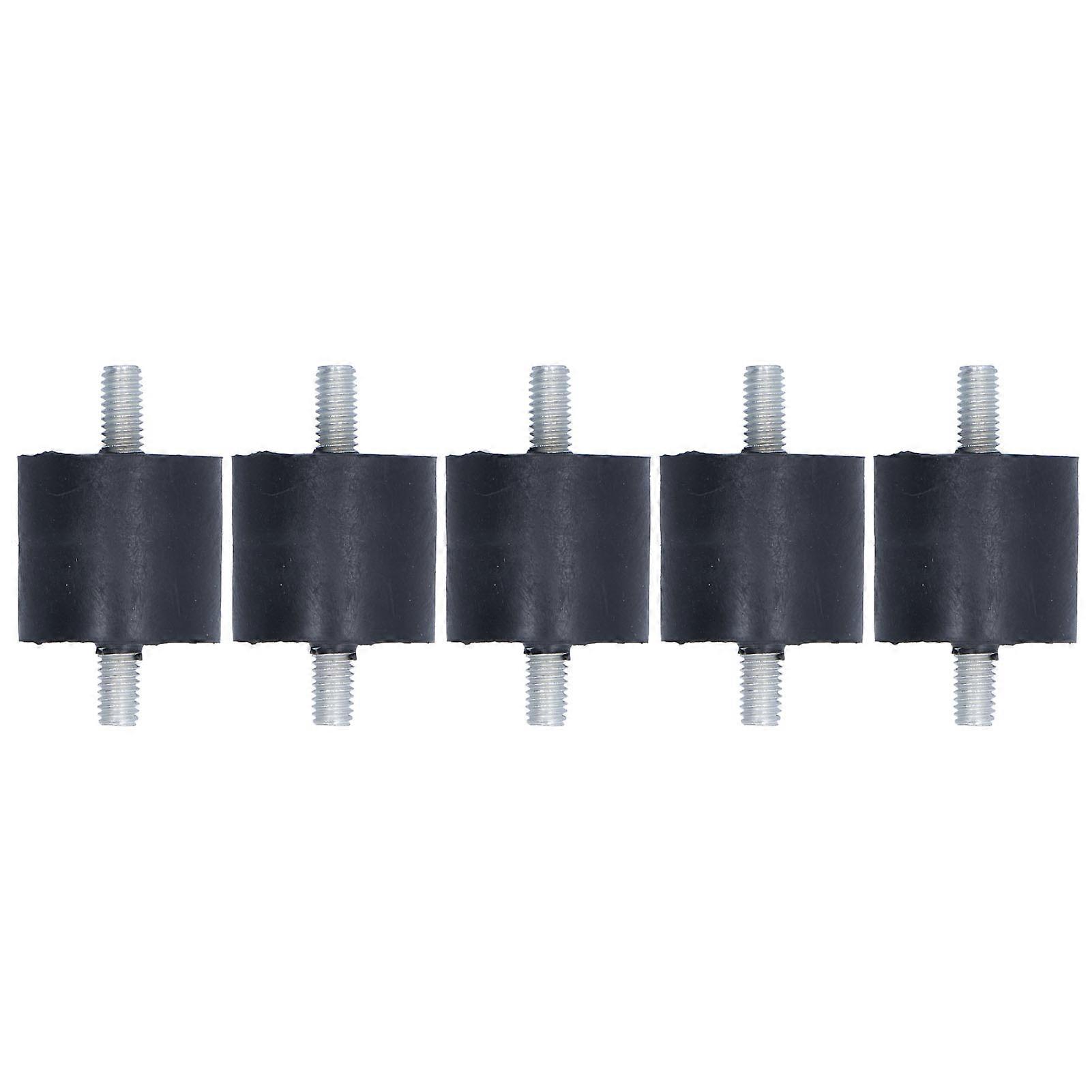 5pcs Rubber Vibration Isolator Shock Absorption High Elasticity Good Cushioning Noise Reduction Rubber Mountsm8