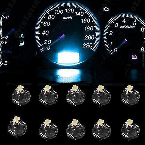 10x Green 3-3014-SMD LED Mini Bulbs - 12V For Instrument Panel Cluster Dashboard Lights