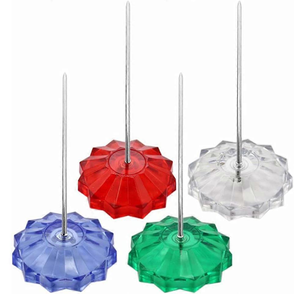 4 Pieces Bill Fork Receipt Holder Spike Invoice Holder Check Bill Fork Receipt (Multicolor)