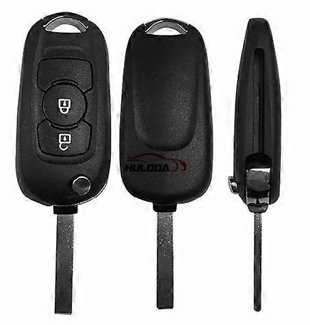 For opel Key Blade 2 button flip remote cover with HU100