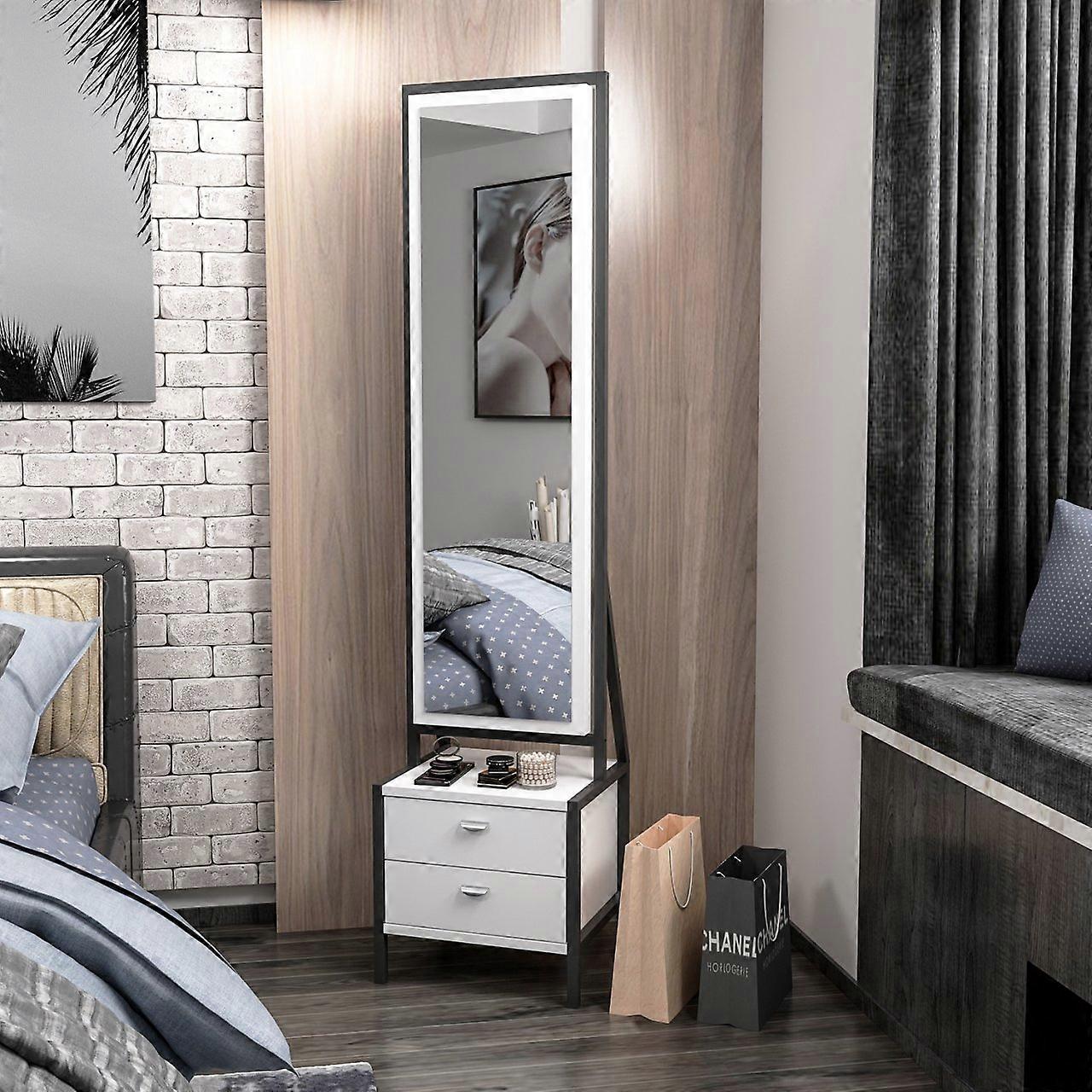 ELEGANTE AYNALI TAKI DOLABI-BEYAZ