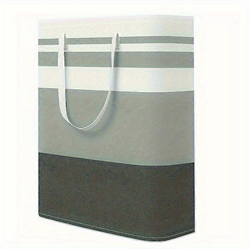 Extra Large Waterproof Freestanding Laundry Hamper - Collapsible, Tall, Rectangle, Casual Style with Extended Handles for Easy Carrying and Storage of