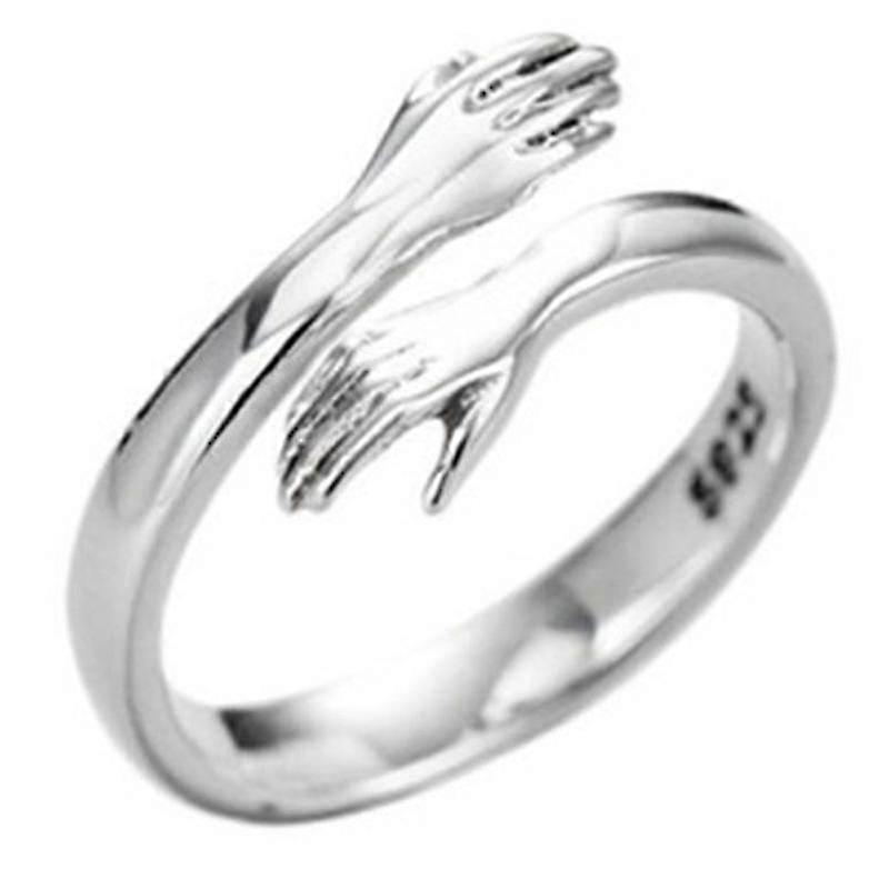 Couple Ring Fashion Embrace Ring Opening
