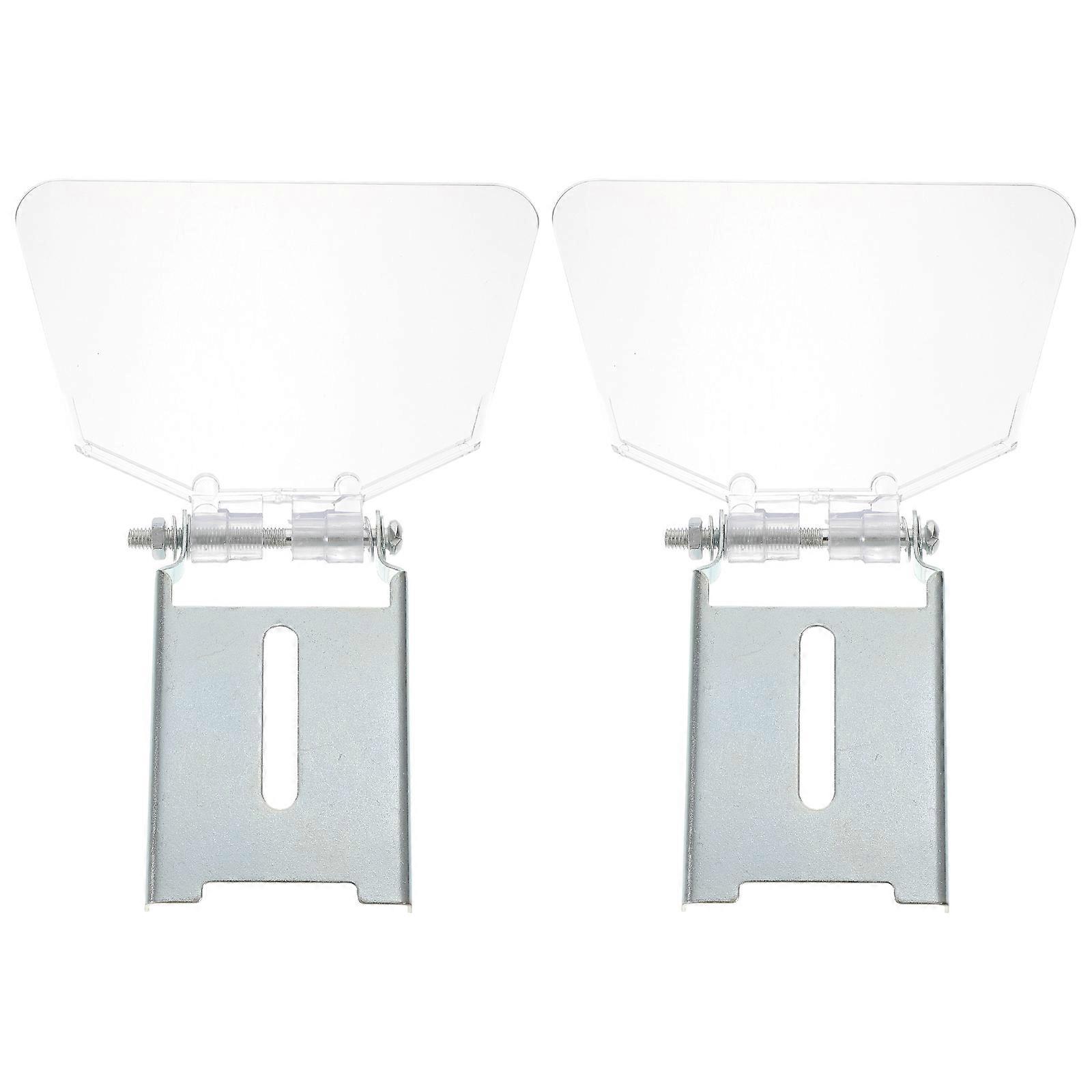 1 Pair of Bench Grinder Guard Replacement Grinding Machine Eye Dustproof  Grinder Protective Plate