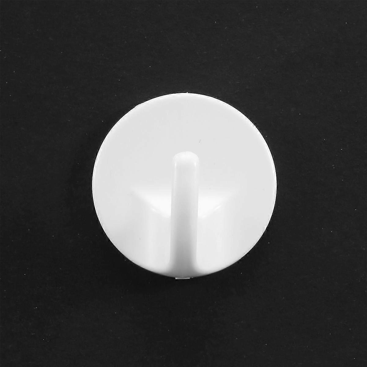 For 12 Pcs Plastic Hooks Self Adhesive, Sticky Hooks Removable Wall Hooks, Stick on Hooks for Hanging Coat Cloth Towel