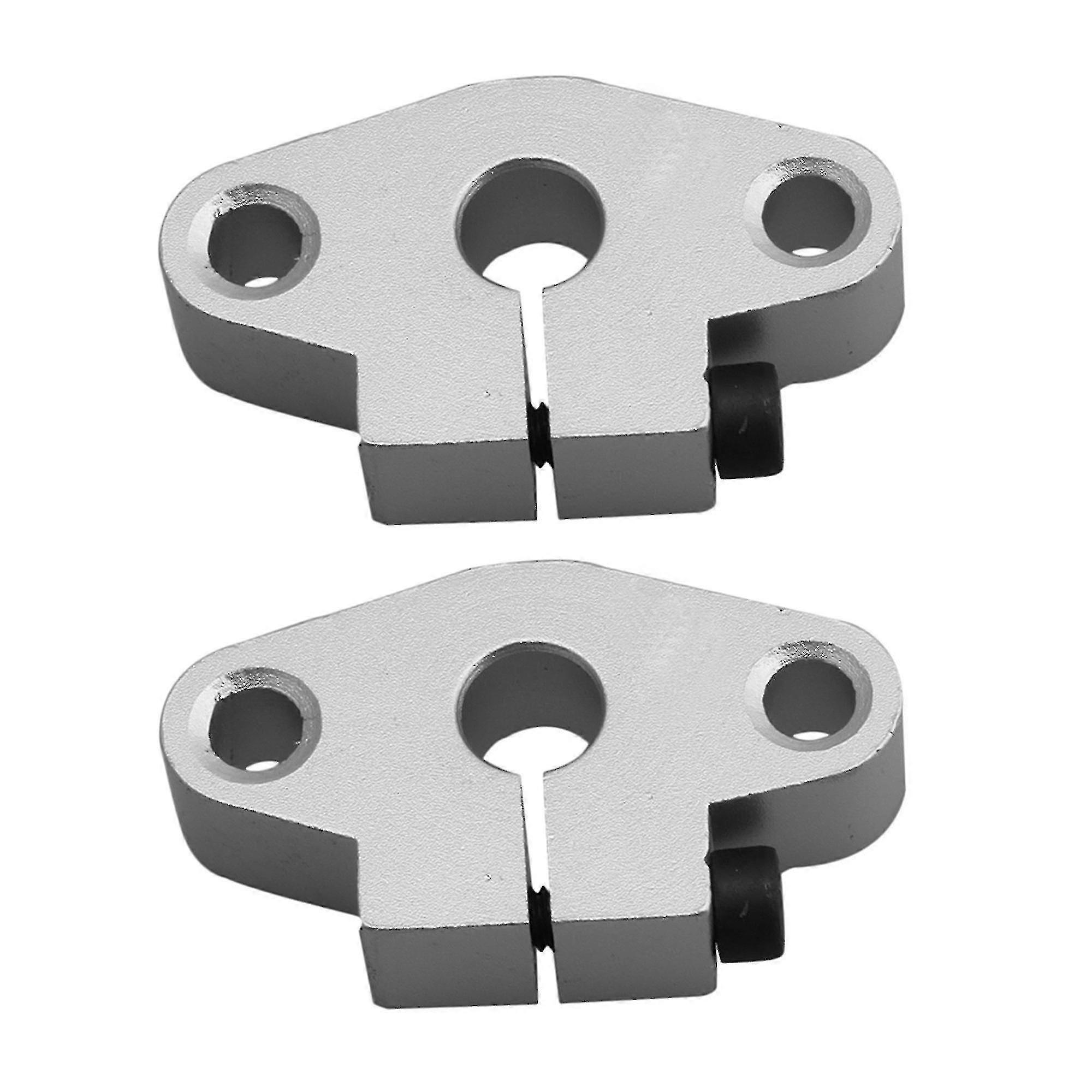 Durable Shf8 Silver Cnc Router Linear Motion Rod Rail Support Guide  2pcs
