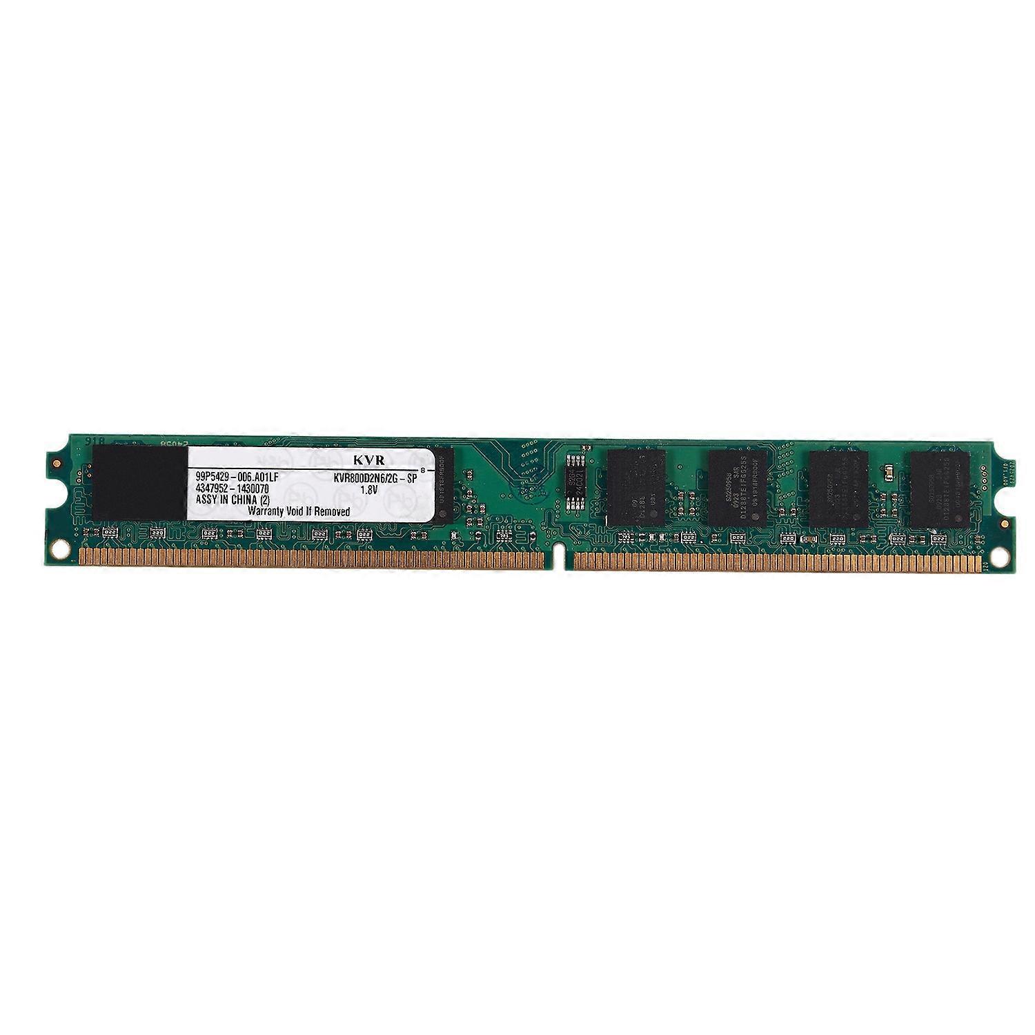 2GB DDR2 PC2-6400 800MHz 240Pin 1.8V Desktop DIMM Memory RAM för , för AMD (2GB / 800, S)
