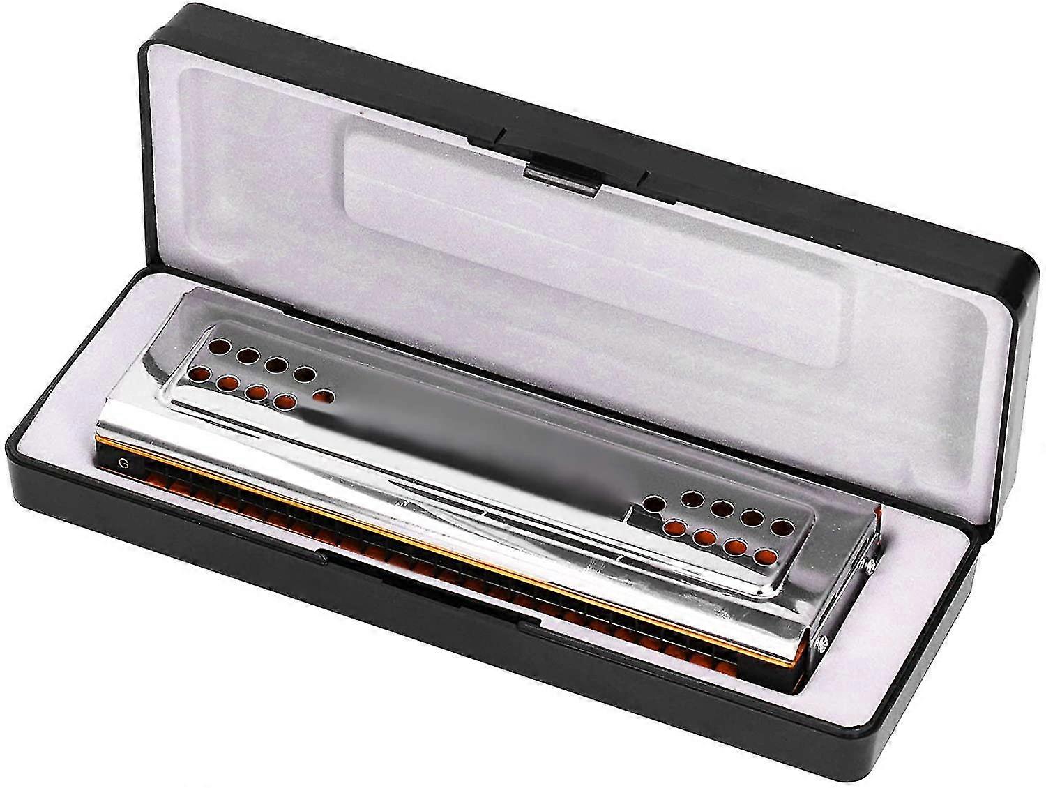 c key harmonica, g key with box musical instruments rustproof mouth organ