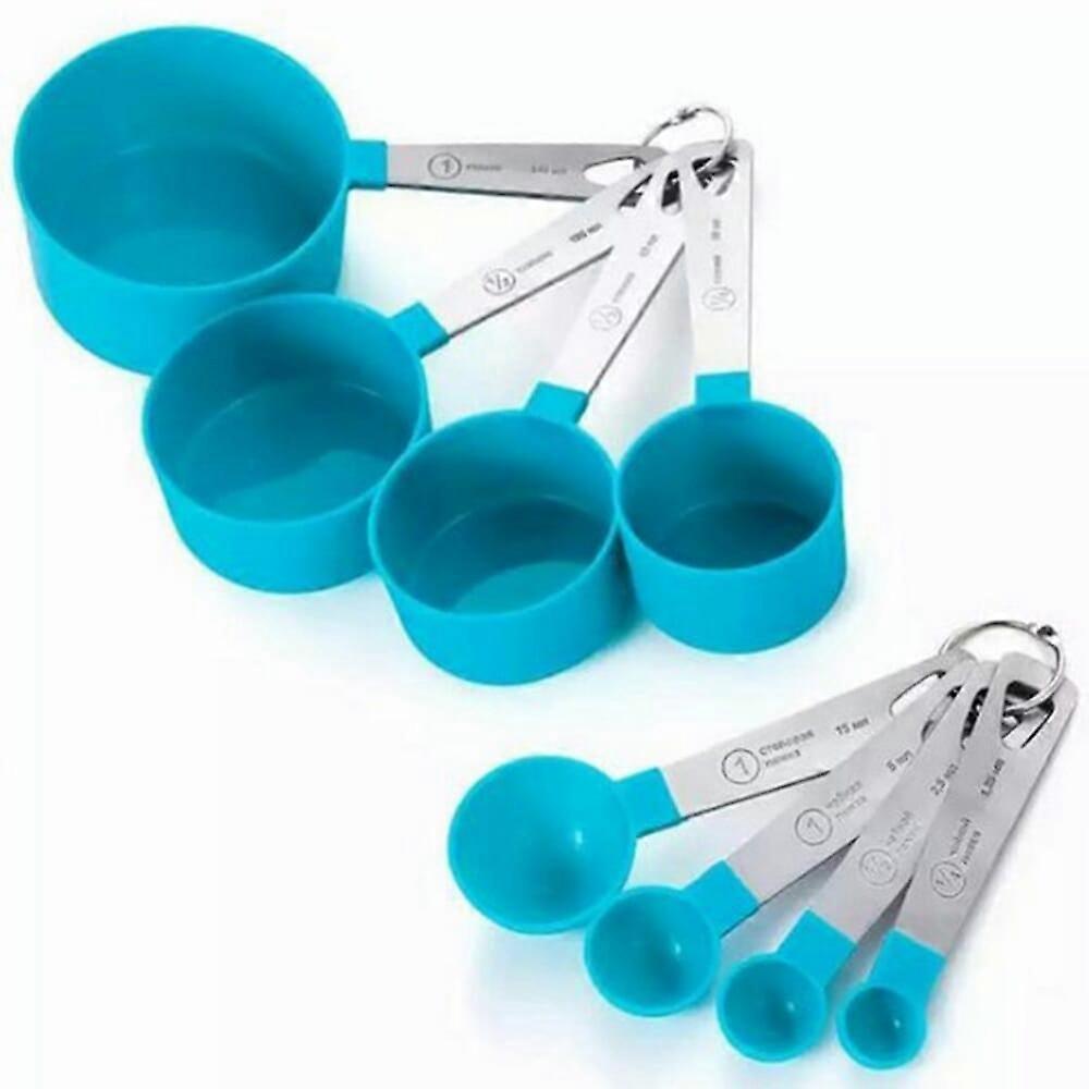 Measuring Cup And Measuring Spoon Set 8 Pcs - Multi