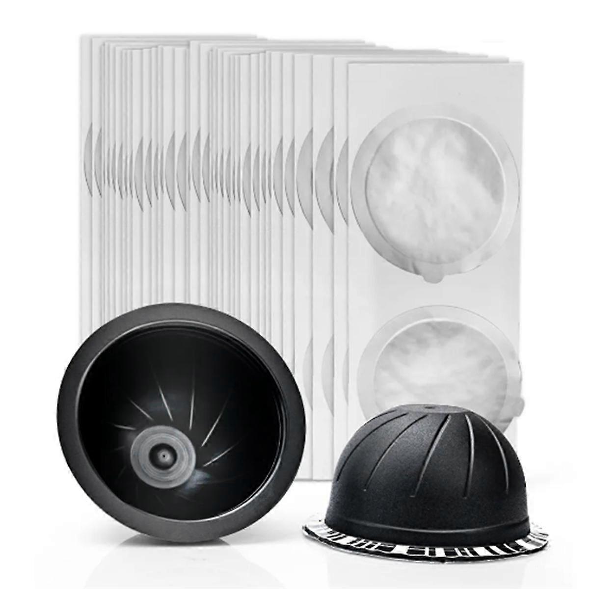 Disposable Coffee Capsule Seals Foils Cream Foam Coffee Filter Lid Sticker for Vertuo Aluminum Foil
