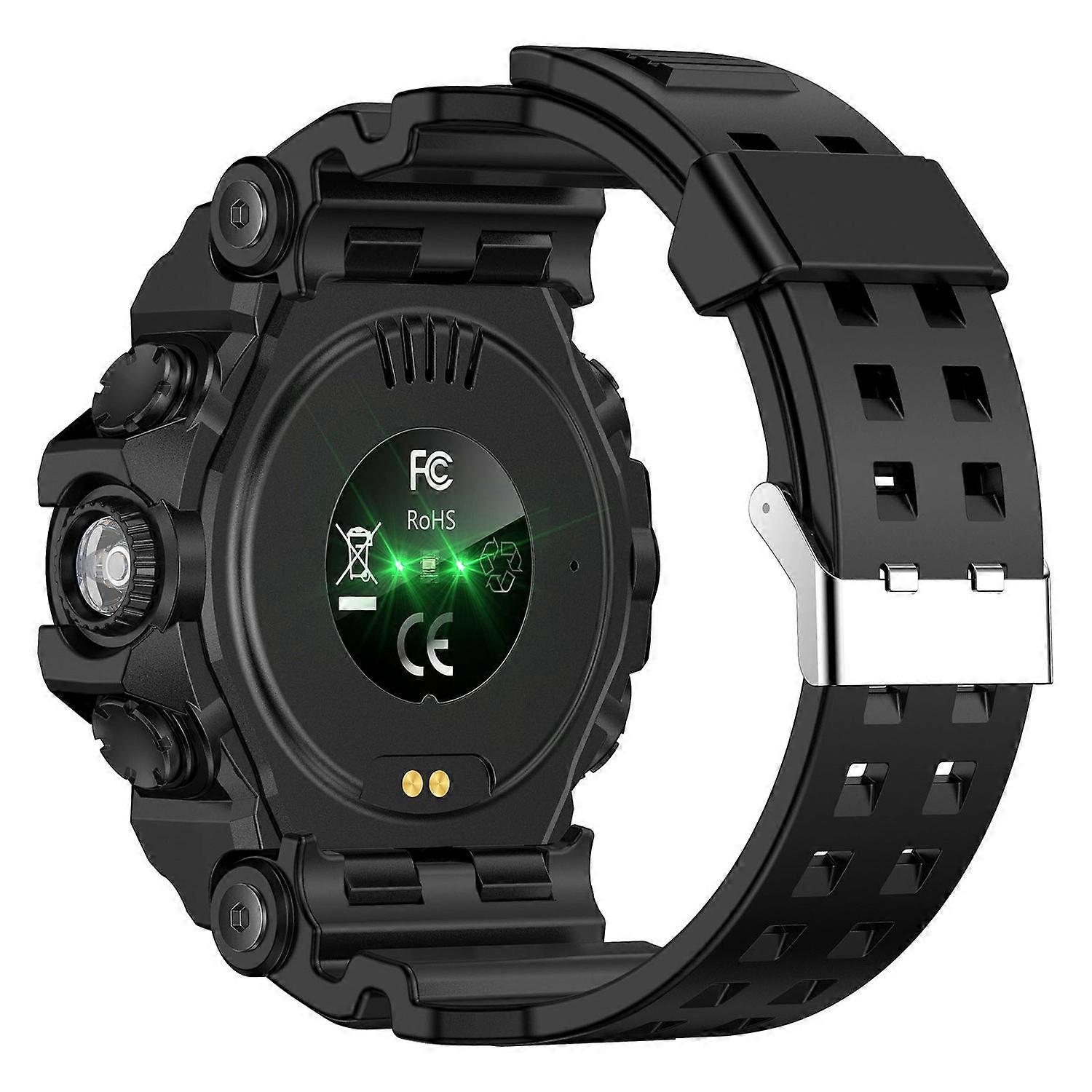 LC21 1.32-inch Bluetooth Calling Smart Watch Flashlight Compass SOS Health Monitoring Sports Watch -