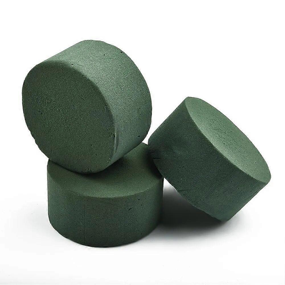 3stk Oasis vådskumcylindre Blomsterskum til friske blomster Pakning Arrangering af rosenblomster Display Arrangement Holder