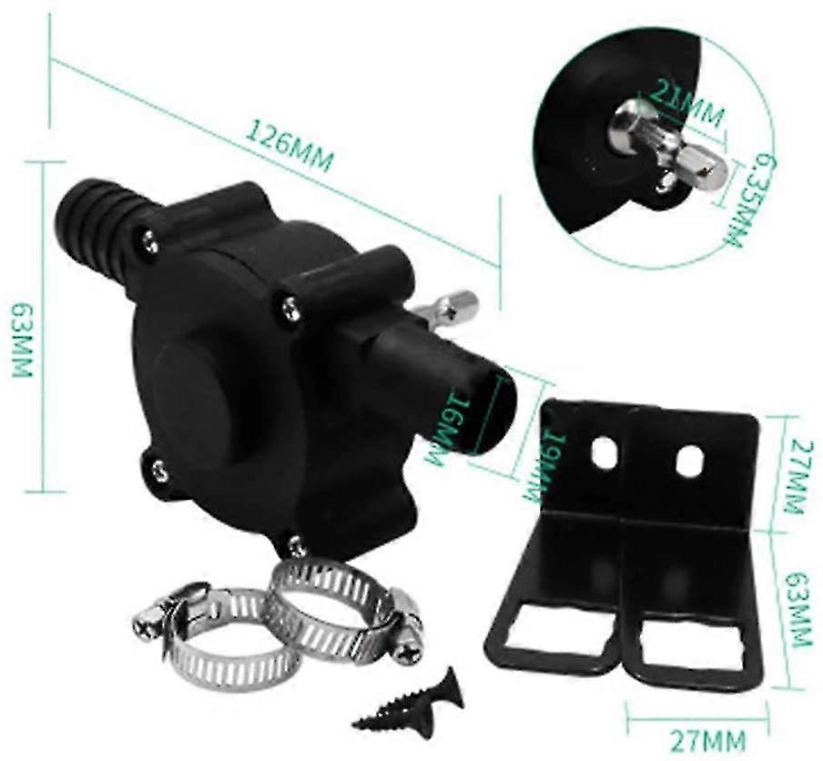 High Temperature Resistant Household Water Pump Electric Self-priming Miniature Portable Hand Drill Pump Tool For Aquarium Pumping