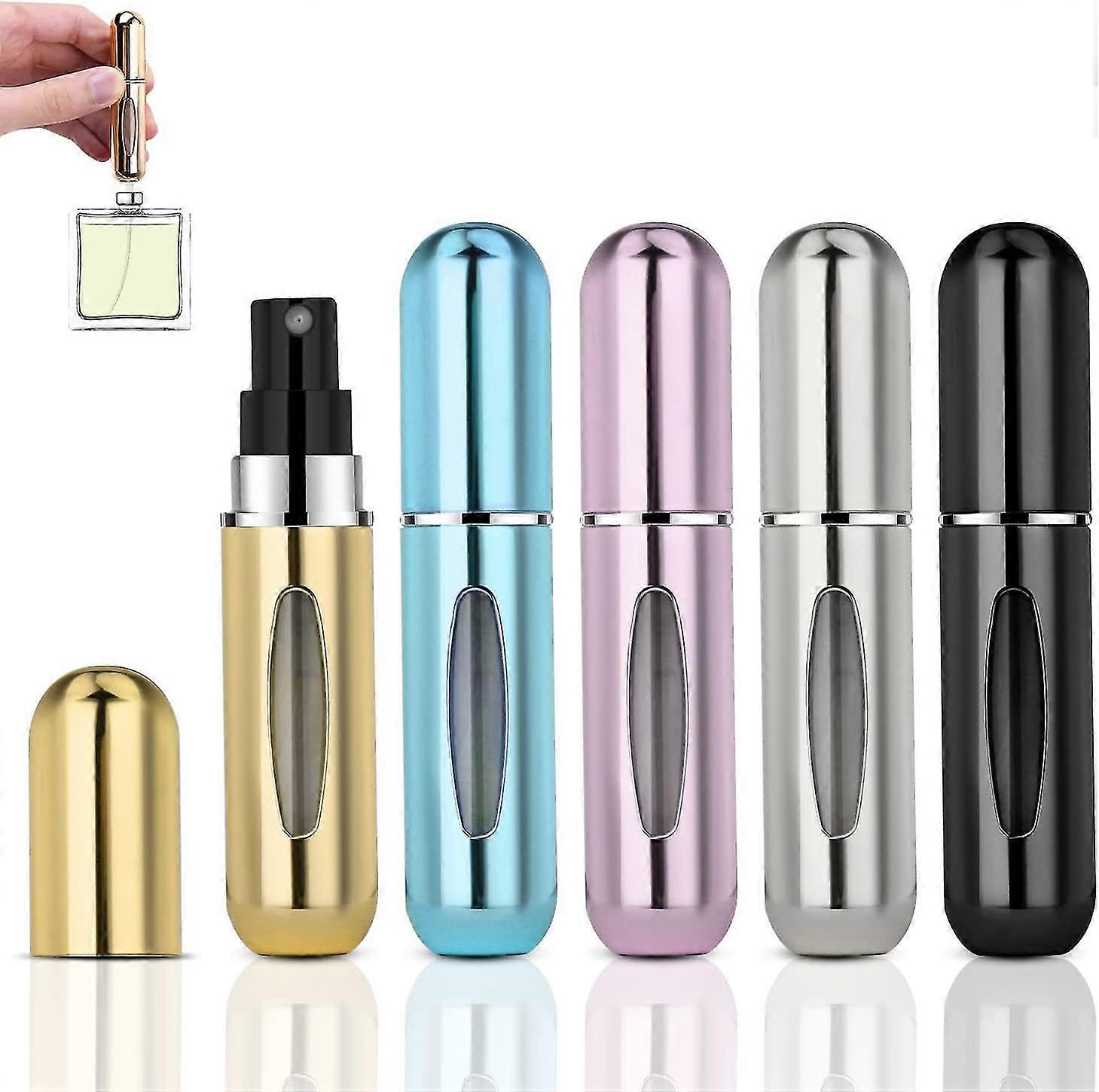 5 Pack Perfume Spray Bottles Empty Spray Bottles