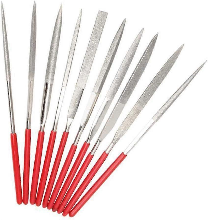 10pcs Needle File Set 3*140mm Emery Diamond Mini Hand Tools