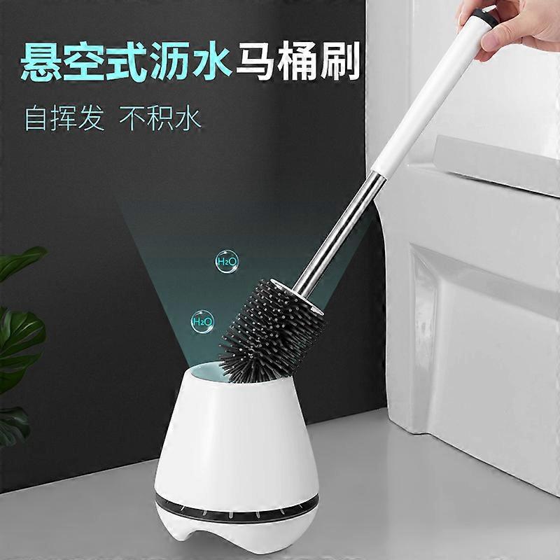 White Toilet Brush