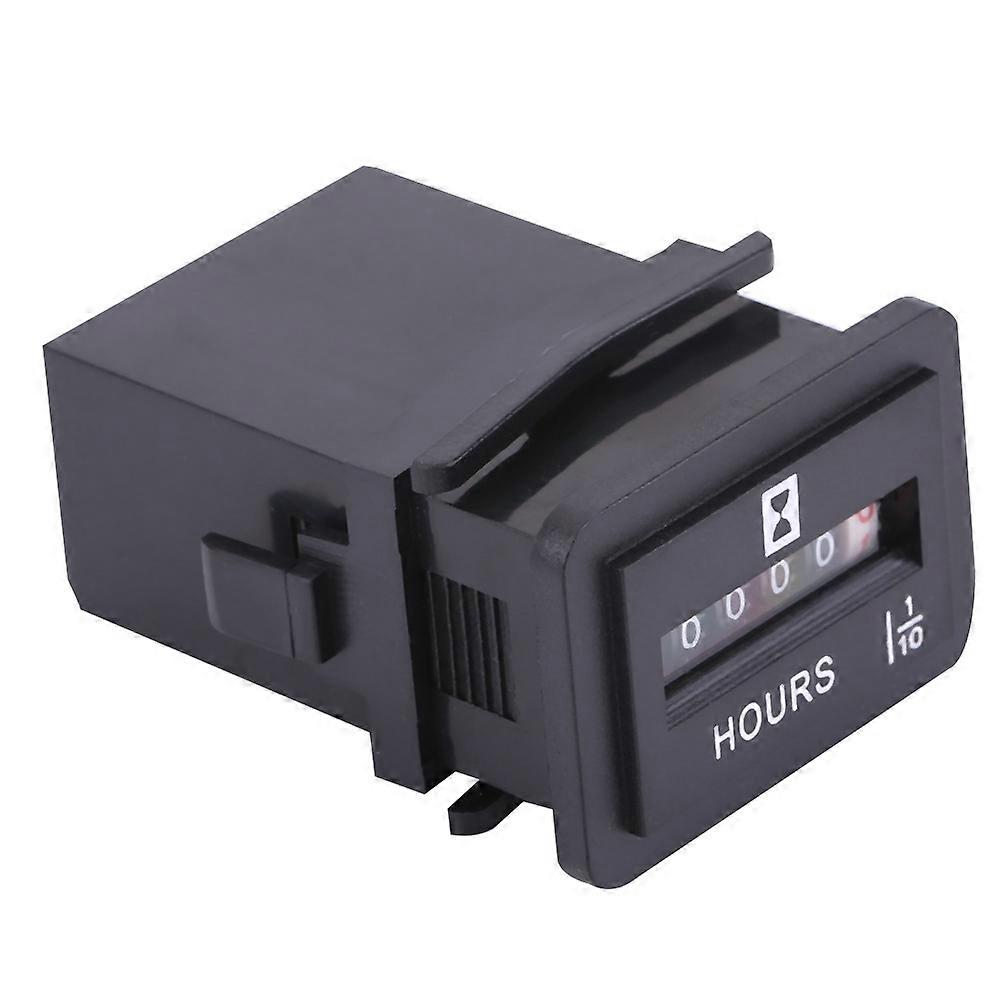 DC 6-80V Mechanical Hour Meter Gauge for Diesel Gasoline Engine Generator Motor Boat HM001