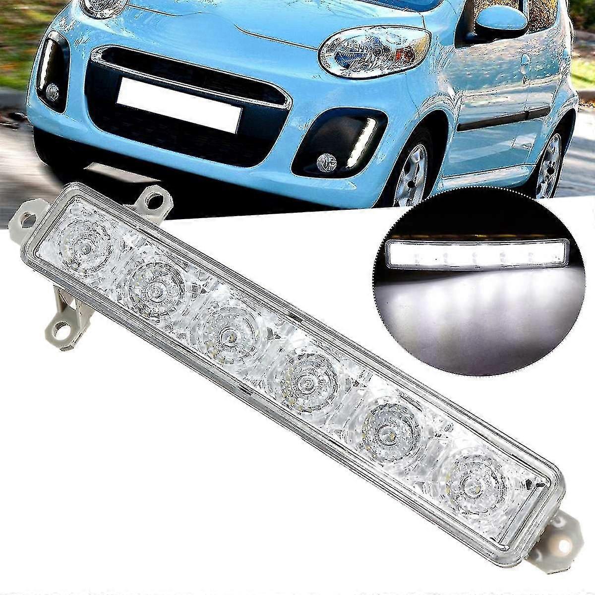 Bil 6 Led 6000k kørelys til Citroen C1 06-17 C3 15-19