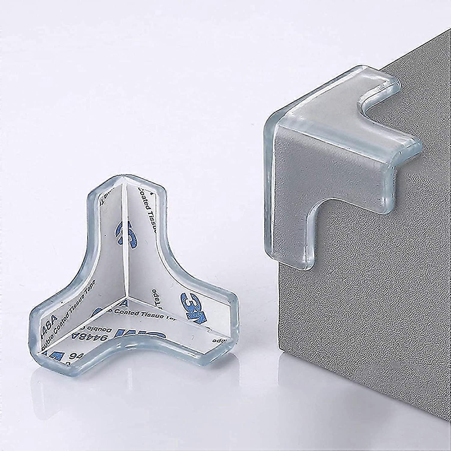 table corner protectors, 20pcs clear corner protectors, corner protectors, anti-shock corner protectors(t shape)