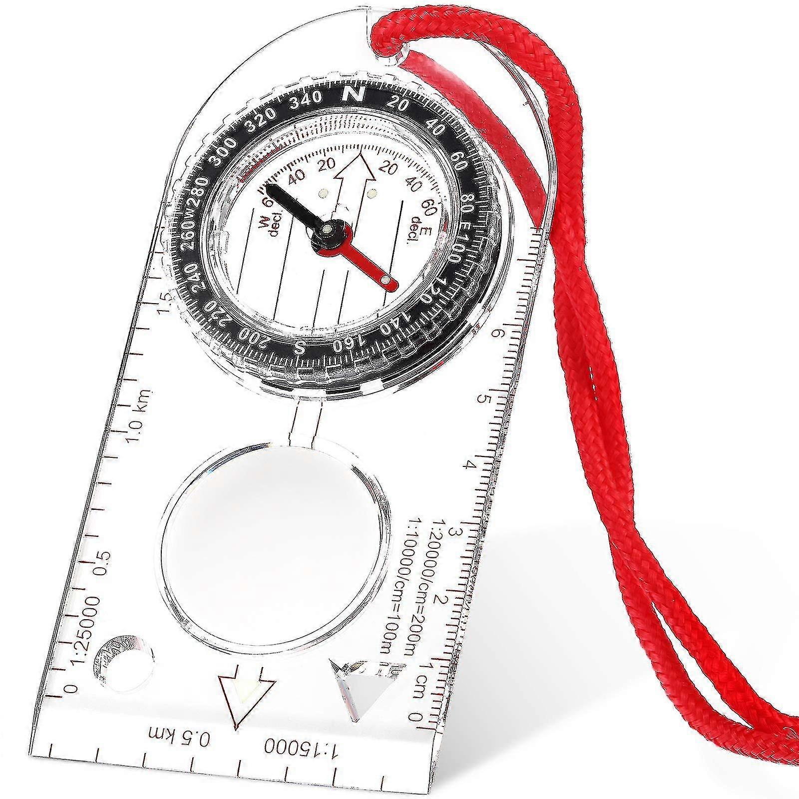 Navigation Compass Orienteering Compass Hiking Compass With Adjustable Declination For Expedition Map Reading,orienteering,survival (11.5 X 5.5 Cm)
