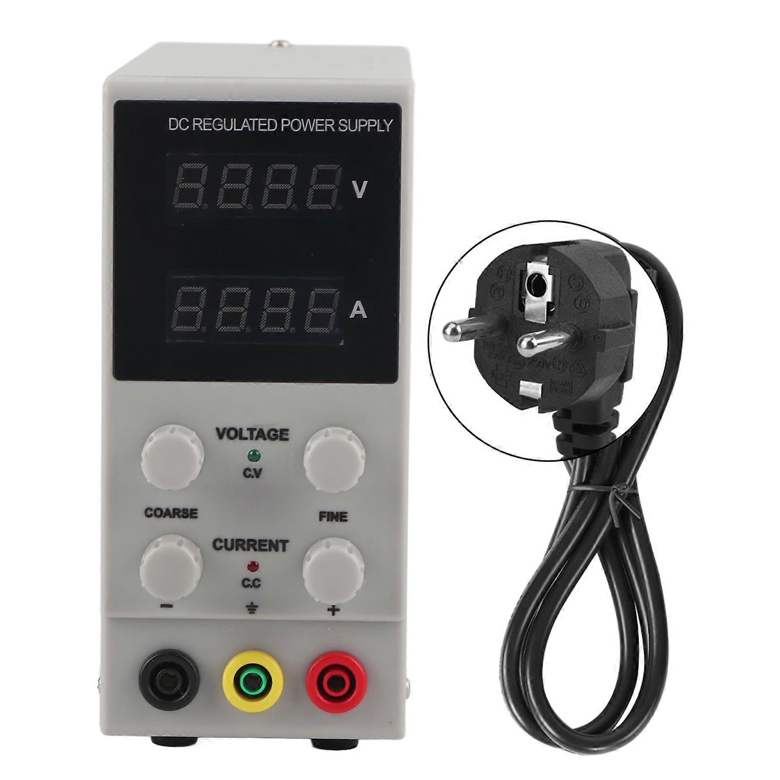 MCH-305DN 4 LED High Precision Mini Adjustable DC Power Supply 30V 5A EU Plug 220V