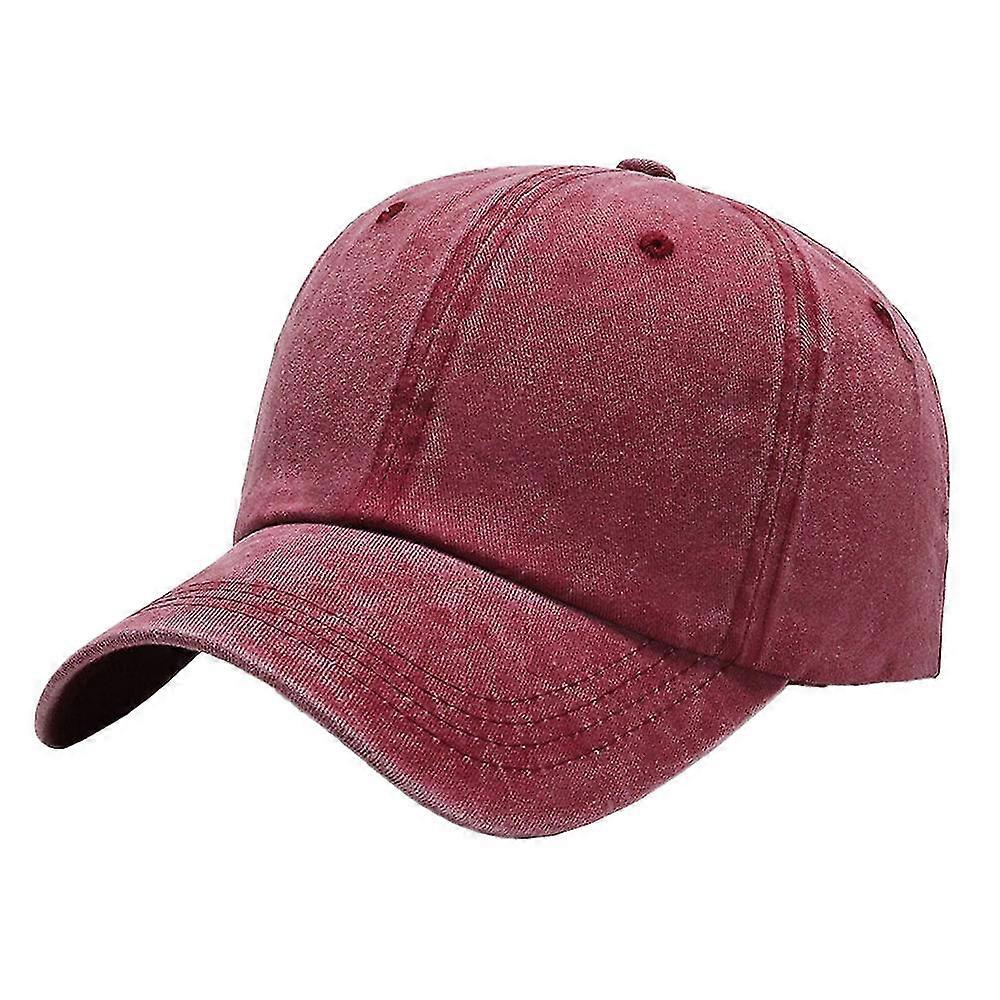 54-60cm adjustable cap circumference women's summer soft top baseball cap retro curved brimmed cap solid color sun hat