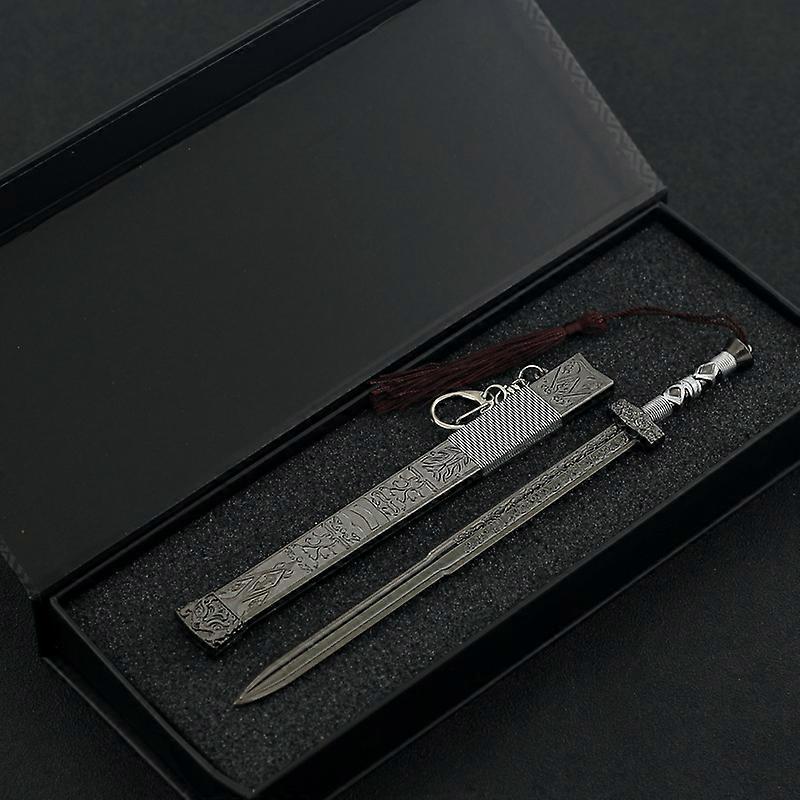 Neue Drei Knigreiche Peripheren Changshan ZhaoZilong ZhaoYunqing Regenbogen Schwert Scheide Legierung Metall Handwerk Waffe Modell Spielzeug Geschenke