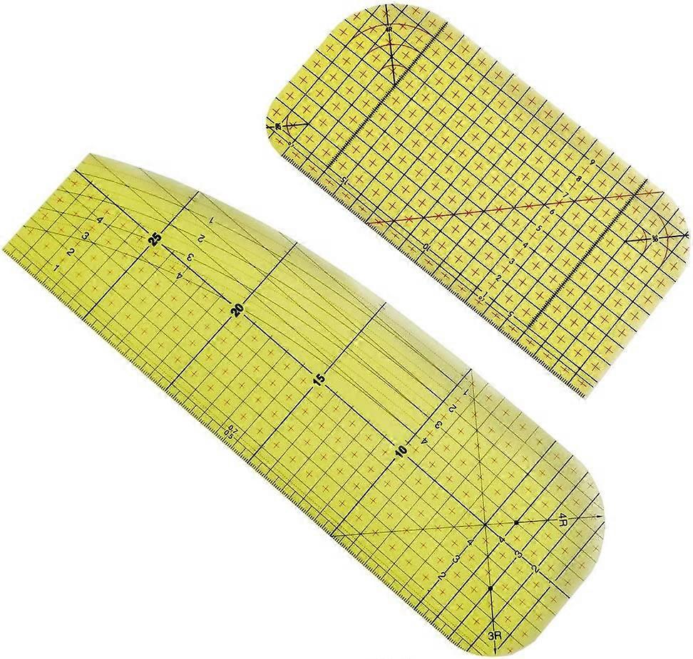 Hot Ironing Ruler, 20 X 10 cm, 30 x 10 cm Patch Ruler, Ironing Cloth Ruler, Resin Sewing Ruler, Ironing Ruler, Ironing Ruler, Used for Accurate Measur