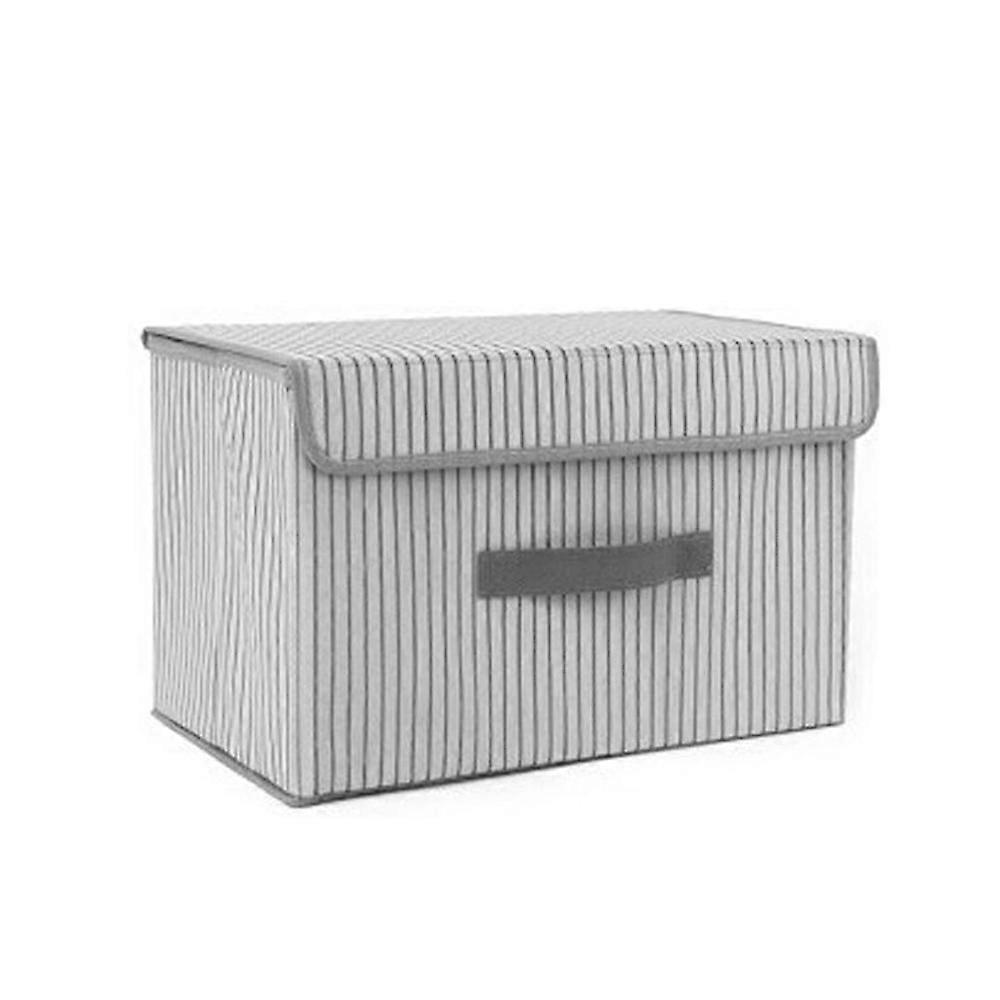 Folding storage box with lid, toy storage box, household wardrobe, clothes sorting box