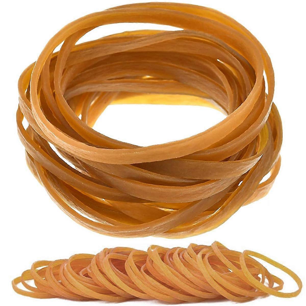 100pcs Rubber Bands, Stretchable Elastics for General Purpose Use, Sturdy and Reliable, Home or Office